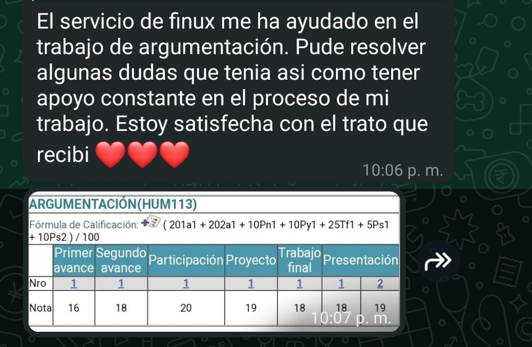 Programa Argumentación