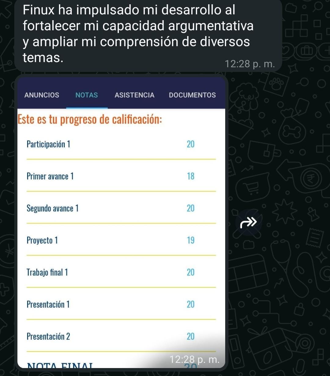 Programa Argumentación